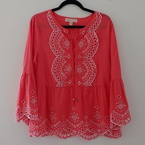 Michael Kors Large Coral Blouse